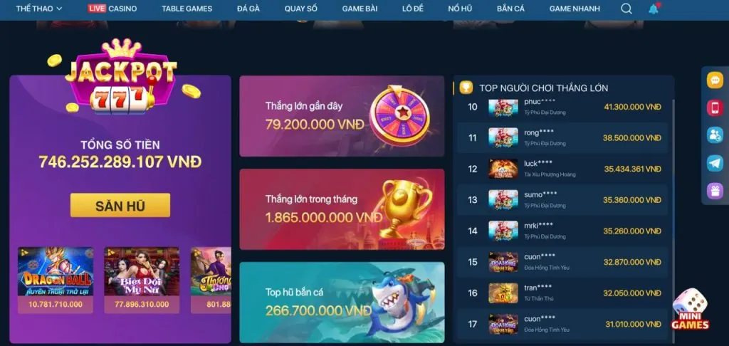 Giao diện đăng nhập Hi88bet Nổ Hũ